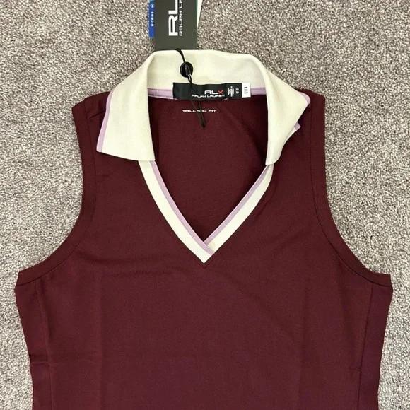 Ralph Lauren RLX Tailored Fit Sleeveless Polo Shirt Top Womens Size XS - NWT $98 - Picture 3 of 15